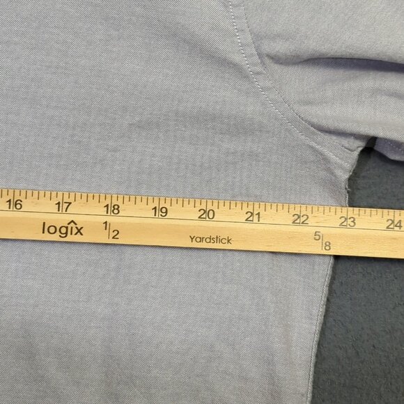 Under 5'10 Shirt Men's L Gray  Long Sleeve Oxford Button Down - Picture 4 of 10